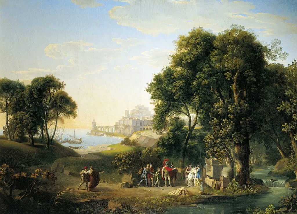 16-Luigi Basiletti –Enea incontra Andromaca a Butrinto - Pinacoteca Tosio Martinengo, Brescia 